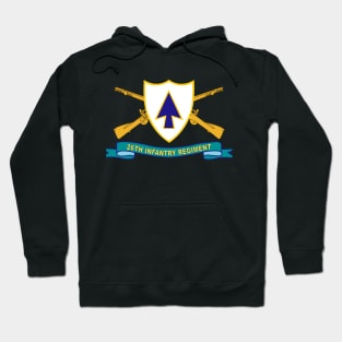 26th Infantry Regiment - DUI w Br - Ribbon X 300 Hoodie